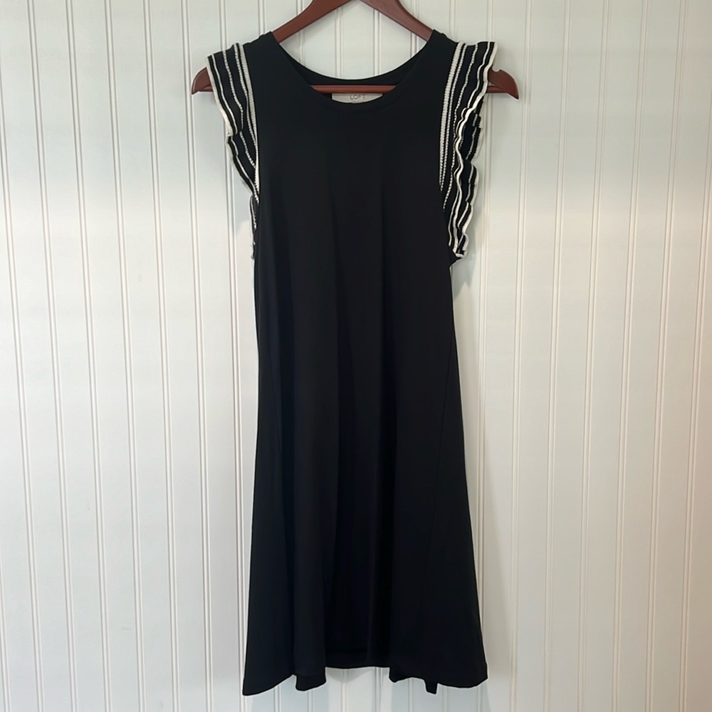 Black and White Sleeve Dress